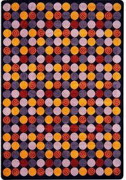 Joy Carpets Kid Essentials Roundabout Plum